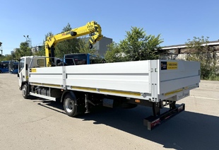 JAC N90 (9т) КМУ HYVA 3.2 E3 (3т) БОРТ АЛЮМИНИЙ 6,2×2,55×0,6 м